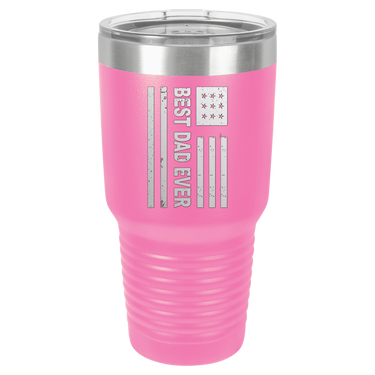 Patriotic Best Dad Ever 30oz Ringneck Tumbler